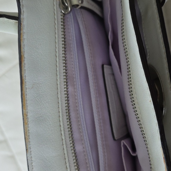 Coach Whitw Leather Handbag - Picture 4 of 8